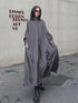 Glossy Gathered High Neck Dress